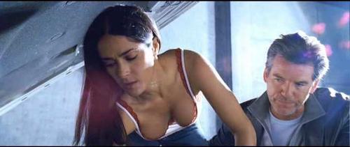 Leaked salma hayek topless and deep cleavage from bliss